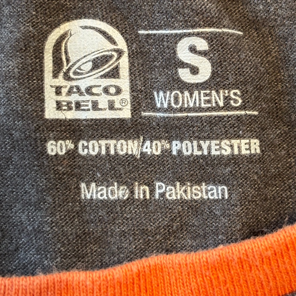 3/$20 Taco Bell Ringer Tee - Picture 7 of 9